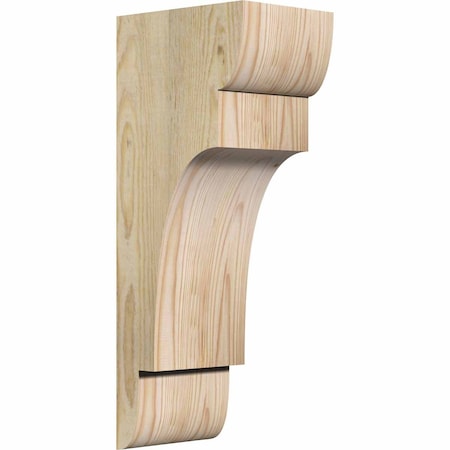Ekena Millwork New Brighton Rough Sawn Corbel, Douglas Fir, 6"W x 8"D x 20"H COR06X08X20NEB00RDF